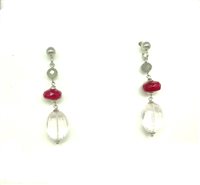 Orecchini Giura Donna in Argento Rubino 8MSG/OR93 - 8MSG/OR93